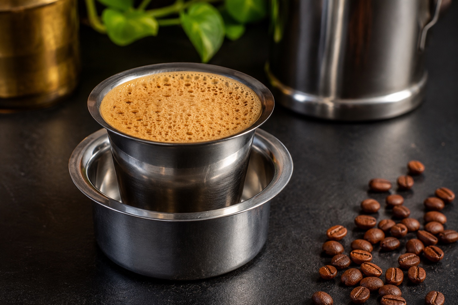 South Indian filter coffee